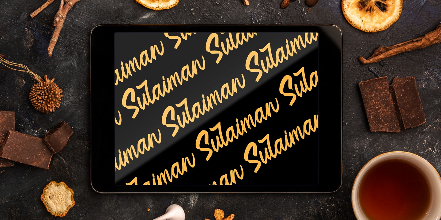 Sulaiman Regular Font preview